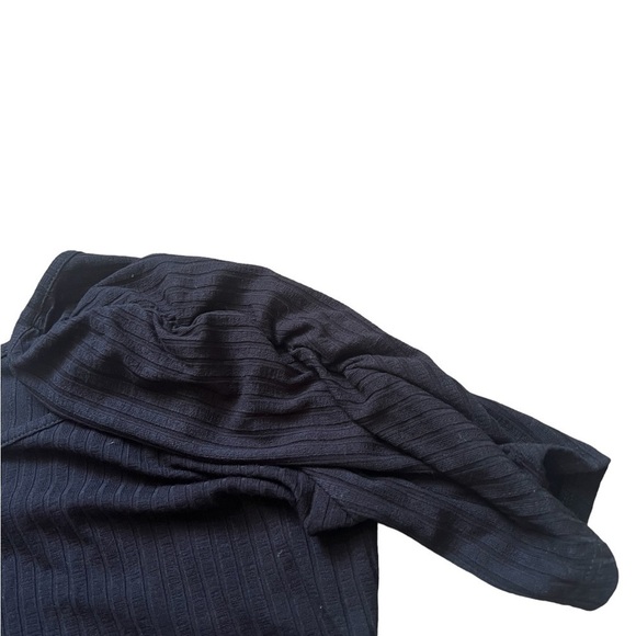 Idyllwind Black shirt size small with ruched sleeves - Picture 3 of 4